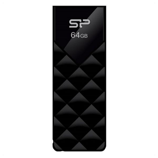 Στικάκι USB Silicon Power SP064GBUF2U03V1K 64 GB USB 2.0 Μαύρο