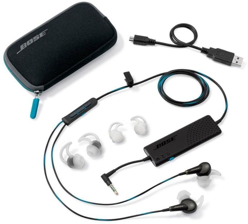 Bose QuietComfort 20 - Acoustic Noise Cancelling Headphones Black (για συσκευές Apple)