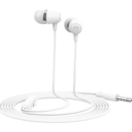 CELEBRAT Earphones G4 με μικρόφωνο, 10mm, 1.2m, λευκό