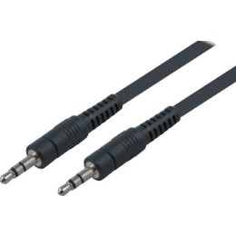 Powertech Audio Cable 3.5mm male - 3.5mm male (CAB-J007) καλώδιο Jack stereo σε Jack stereo Nickel Black 3m