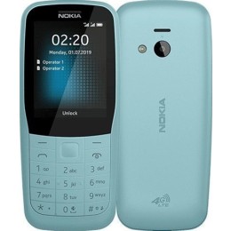 SUNSHINE SS-057R Frosted Hydrogel Τζαμάκι Προστασίας για Nokia 220 4G Dual SIM Κινητό με Κουμπιά (Αγγλικό) Γαλάζιο