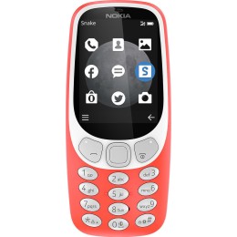SUNSHINE SS-057 TPU hydrogel Τζαμάκι Προστασίας για Nokia 3310 2017 Single SIM (16MB) Κινητό με Κουμπιά Warm Red