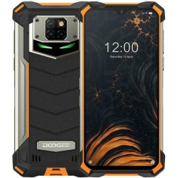 SUNSHINE SS-057 TPU hydrogel Τζαμάκι Προστασίας για Doogee S88 Plus (8GB/128GB) Ανθεκτικό Smartphone Fire Orange