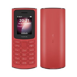 SUNSHINE SS-057R Frosted Hydrogel Τζαμάκι Προστασίας για Nokia 105 4G Dual SIM Κινητό με Κουμπιά Κόκκινο