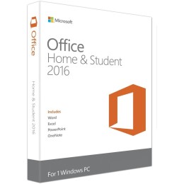Microsoft Office Home and Student 2016 32/64 Bit for PC Multilanguage