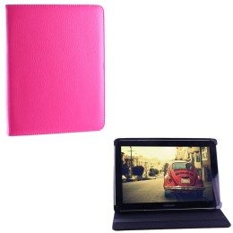 VOLTE-TEL ΘΗΚΗ TABLET 6.5"-8.4" UNIVERSAL LEATHER BOOK STAND FUCSIA