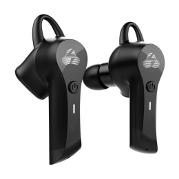 POWERTECH Bluetooth earphones PT-697, V4.2, 8mm, μαύρο