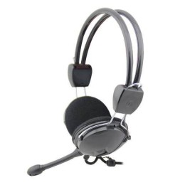 VCOM Ακουστικά Με Μικρόφωνο, 40mm, 2m καλώδιο, μεγάλα - DE118