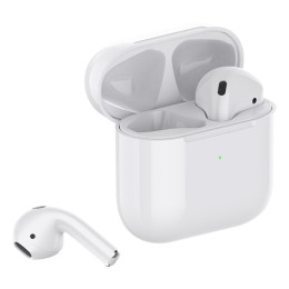 CELEBRAT earphones W11 με θήκη φόρτισης, True Wireless, λευκά